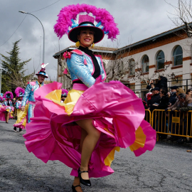Los efectos de la borrasca 'Jana' no pueden con el final del Carnaval de Cebreros